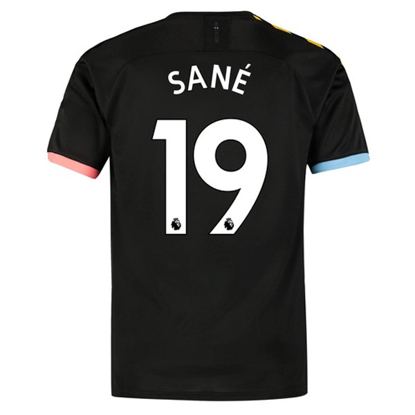 Camiseta Manchester City NO.19 Sane 2ª Kit 2019 2020 Negro